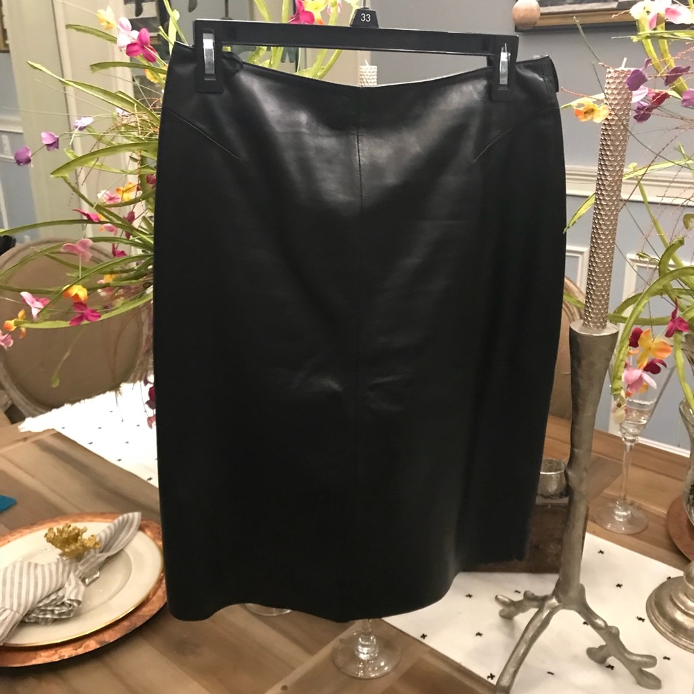 Wilson’s leather skirt black